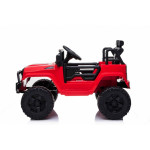 Elektrické autíčko - Jeep Dark Night - nelakované - červené